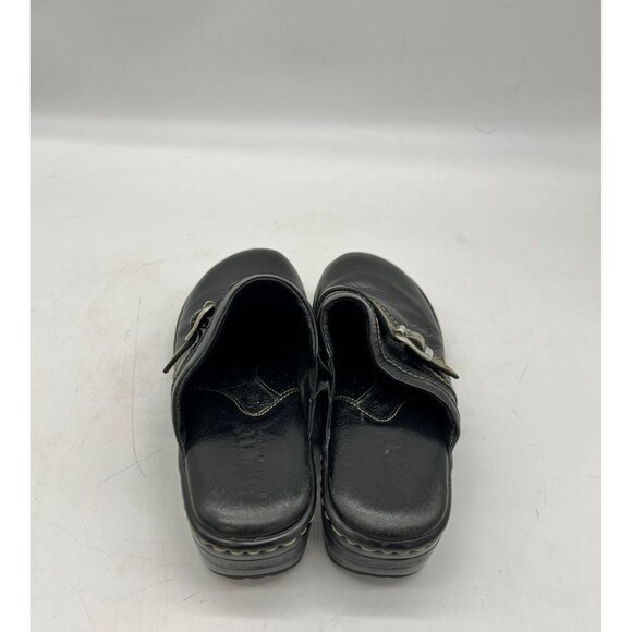 Born Clogs Comfort Shoes Womens 9M Leather Studded Slip-On Clogs Buckle Y2K - Picture 6 of 8